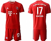 2020-21 Bayern Munich 17 BOATENG Home Soccer Jersey,baseball caps,new era cap wholesale,wholesale hats